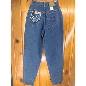 NOS Vintage Lee Womens 6M Med Sky Rider Deadstock Loose Fit Tapered Mom Jeans